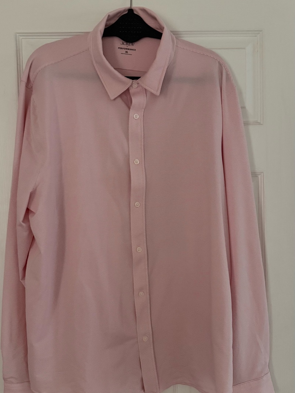 J. Crew Light Pink Long-Sleeve Button-Up Shirt
